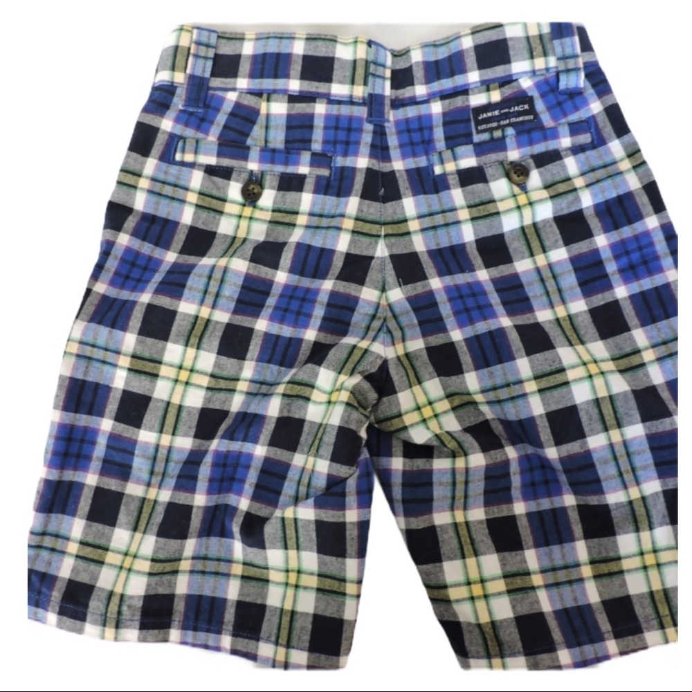 Janie and Jack Plaid Shorts Seaside Village 4 - Picture 2 of 9